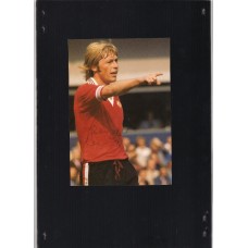 Signed picture of Brian Greenhoff. 
